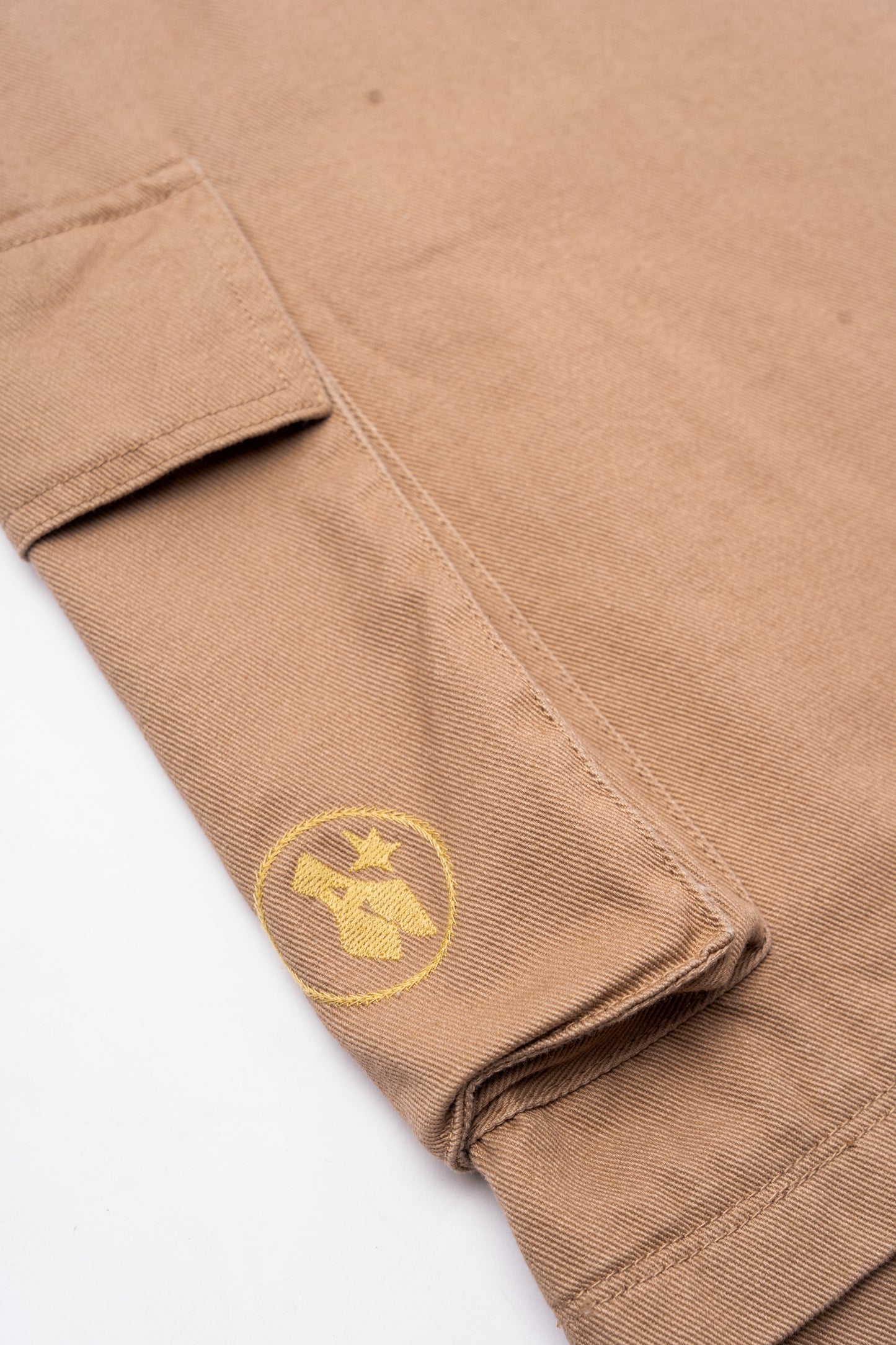 Wide Glove Cargo Pant (Khaki)