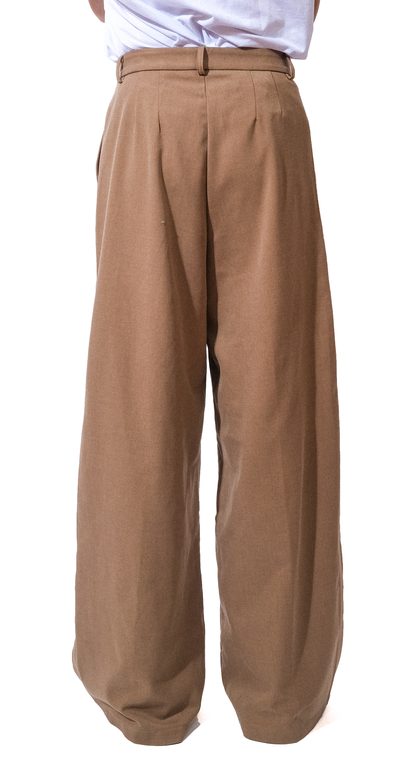 Wide Trouser (Deep Khaki)