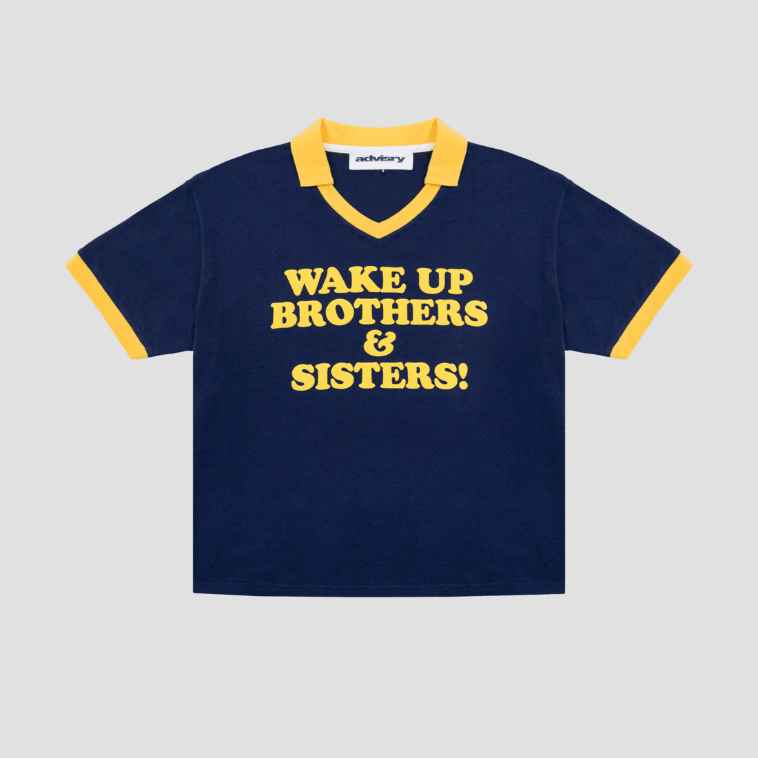 WAKE UP RINGER SHIRT (Navy)