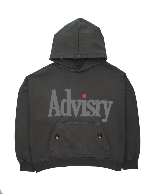Dot Logo Hoodie (Faded Black)