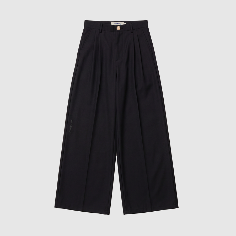 Wide Trousers - Black