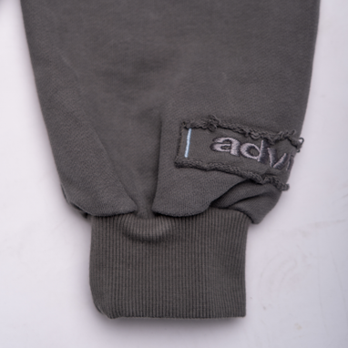 KNIT HOOD ZIP UP (Grey) – Advisry