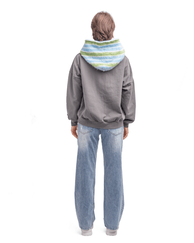 【AFTER PRAY】Comfort Hoody Zip-up Knit Gray KNIT HOOD ZIP UP (Grey) – Advisry