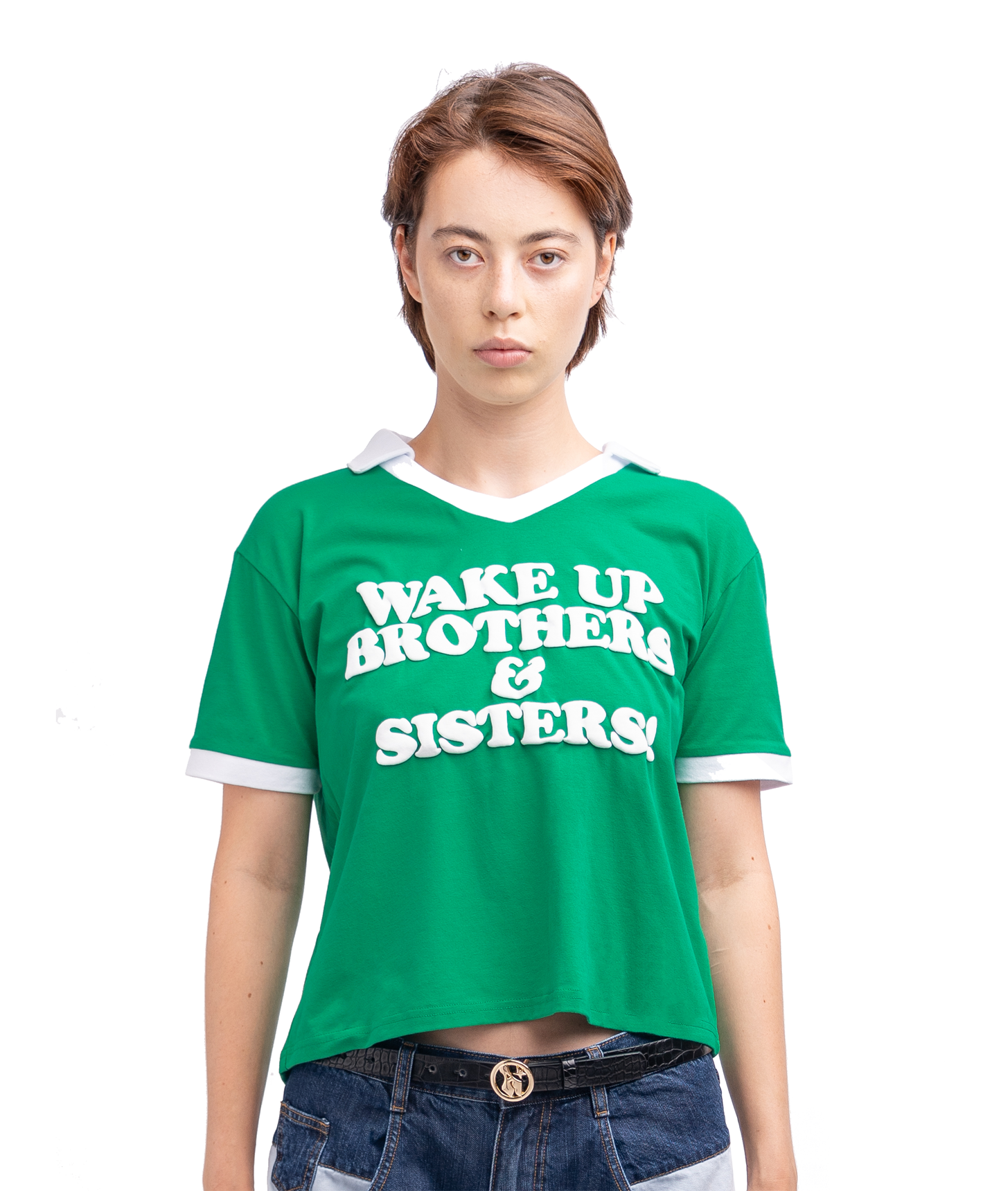 WAKE UP RINGER SHIRT (Kelly)