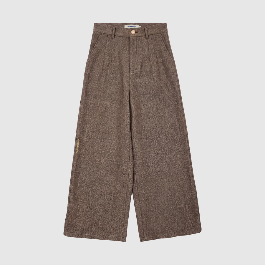 Wide Trousers - Brown